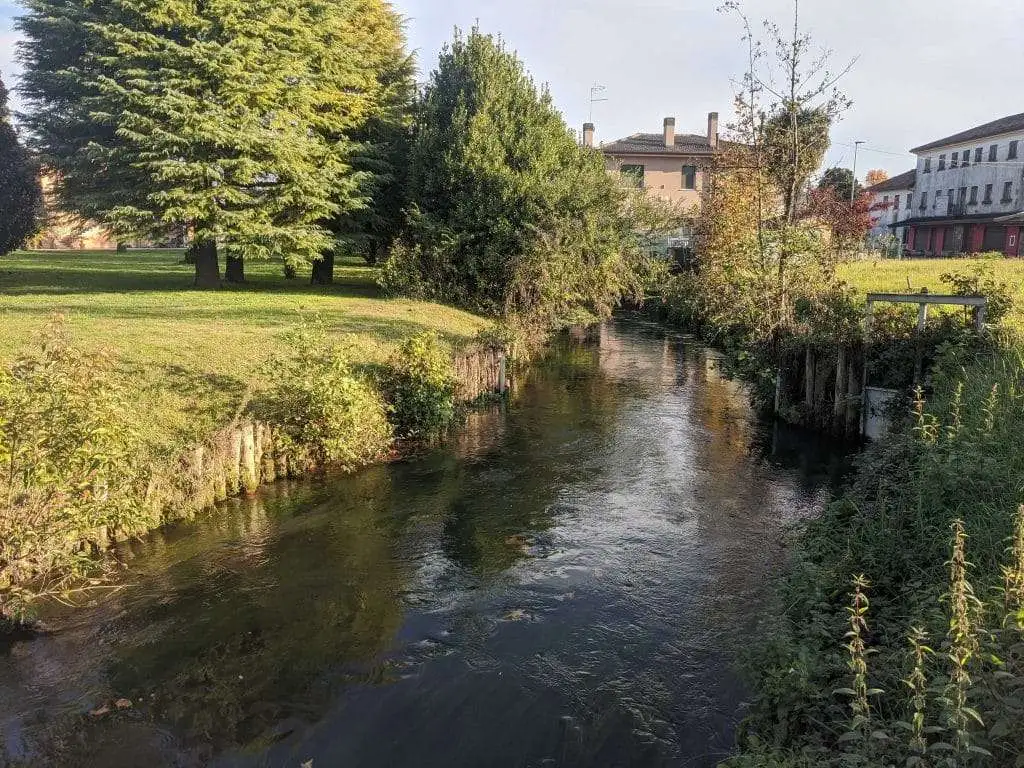 Veduta del Rio Piavesella Saletto San Bartolomeo