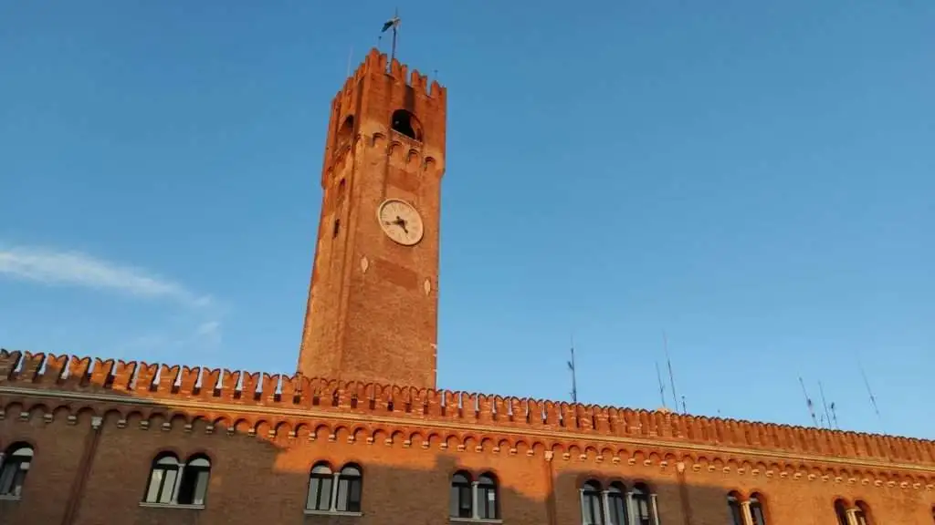La torre civica Treviso