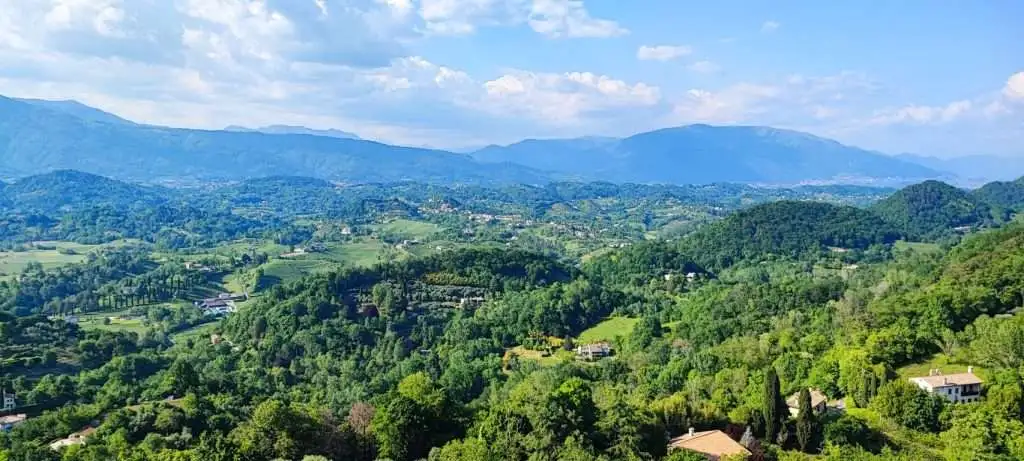 Panorama dei Colli asolani ad asolo