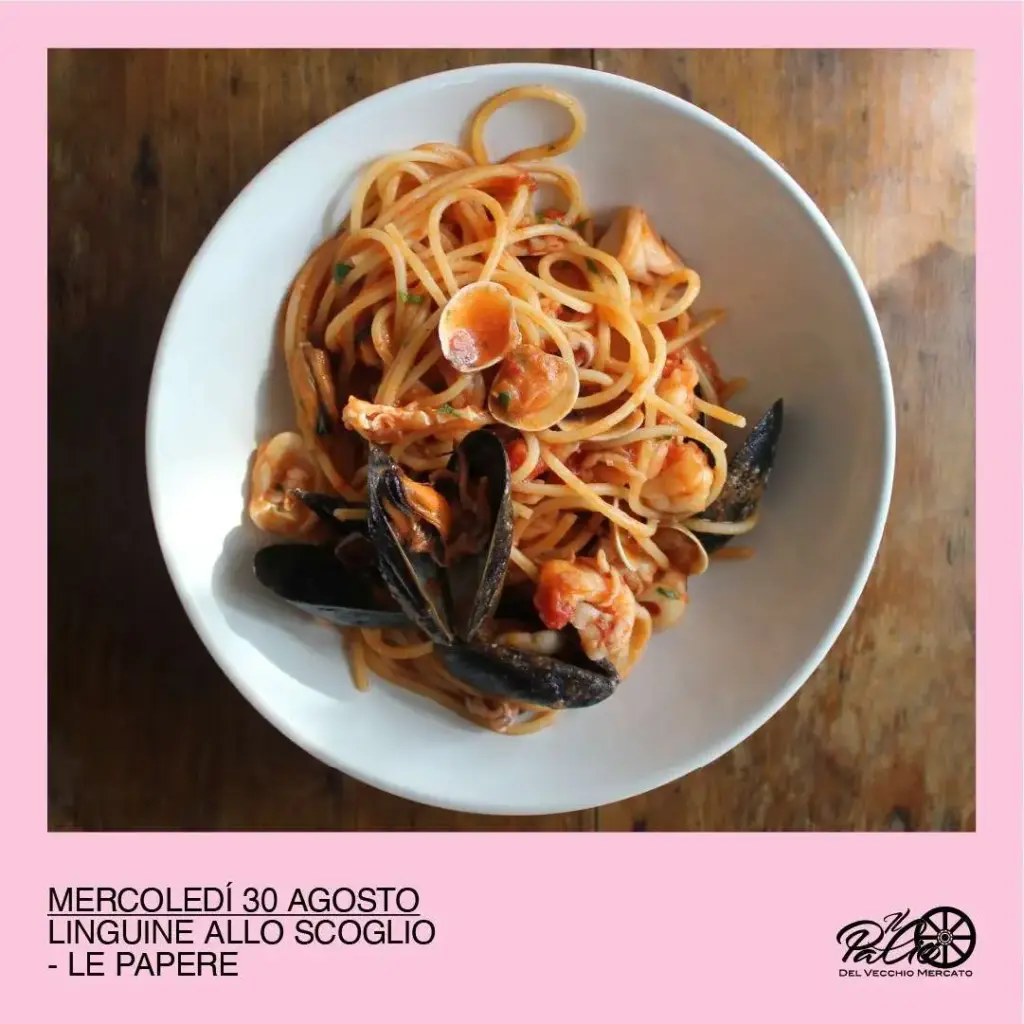 Mercoledi 30 agosto linguine allo scoglio le papere 1