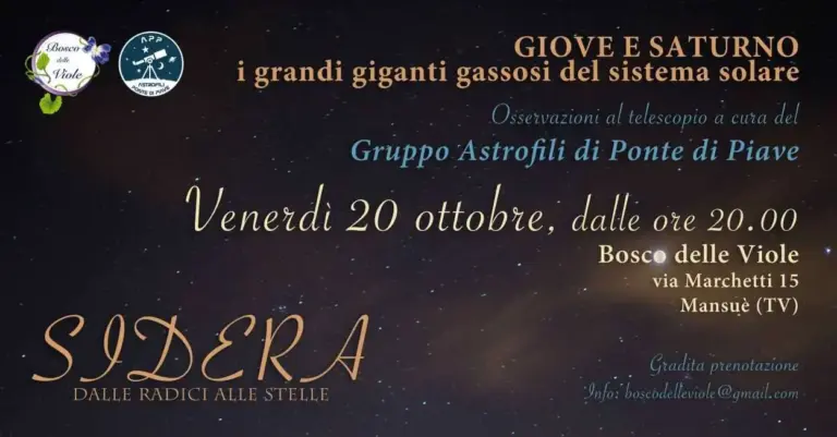 Sidera, dalle radici alle stelle