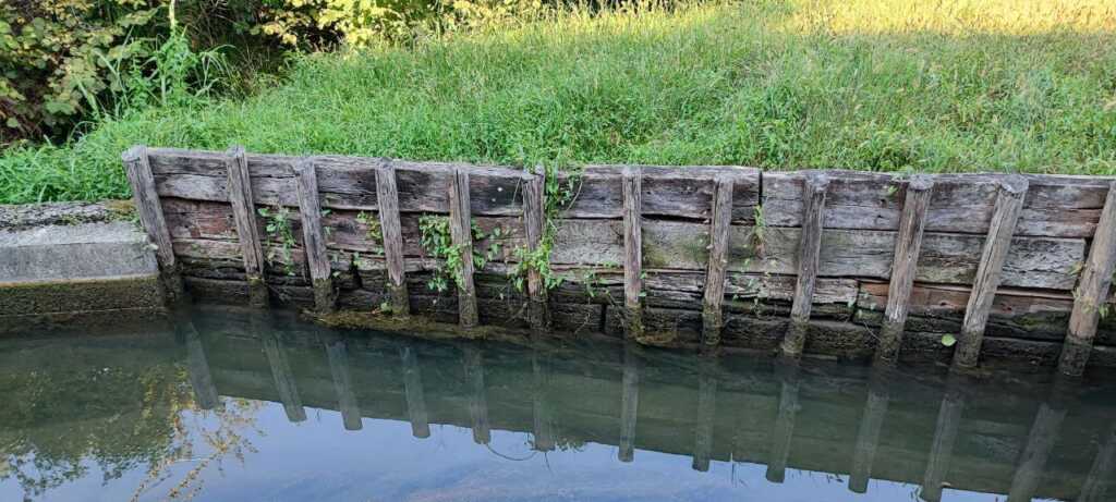 Il Maglio dei Tonet a Francenigo di Gaiarine (TV) 6 invaso della fossa del cimitero maglio dei tonet a francenigo di gaiarine tv
