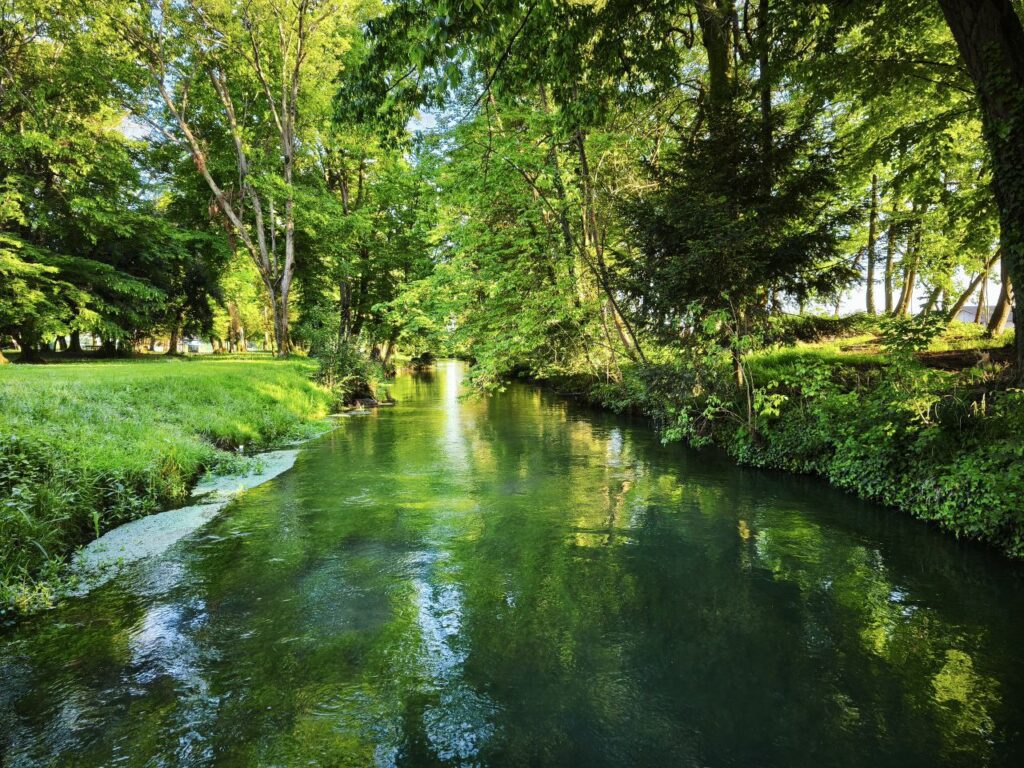 Fiume Melma presso Villa Maria a Pezzan di Carbonera