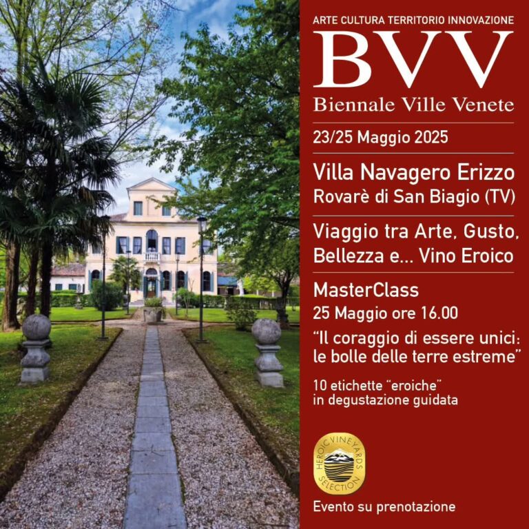 Vini Eroici a BVV Biennale Ville Venete